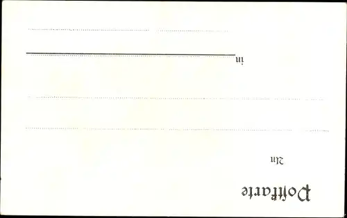 Litho Hannover in Niedersachsen, Schloss in Herrenhausen, Herrenhaüser Allee, Friedrichswall