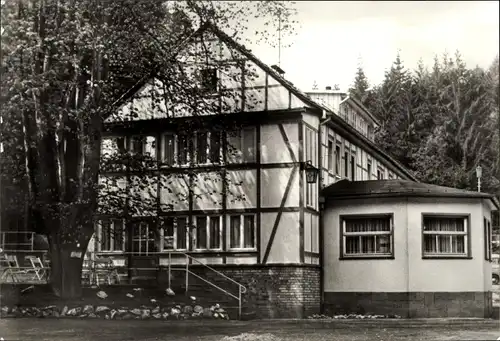 Ak Buchholz Nordhausen am Harz, Ferien- u. Erholungsheim Kalkhütte, Mineralölwerk Lützkendorf