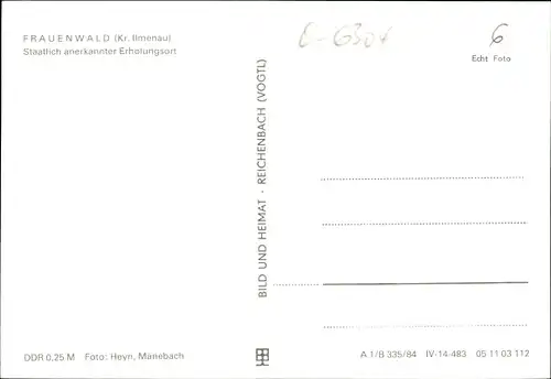 Ak Frauenwald am Rennsteig Ilmenau Thüringen, Waldcafé Lenkgrund