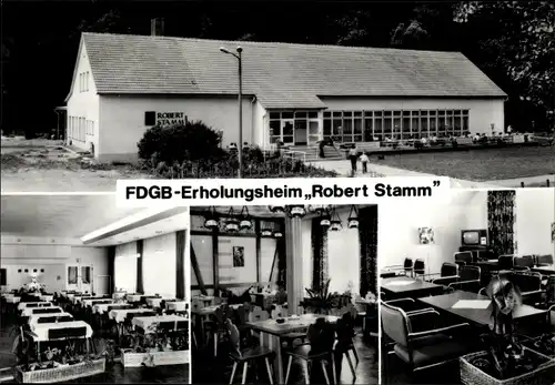 Ak Biberau Biberschlag Schleusegrund Thüringen, FDGB Erholungsheim Robert Stamm, Fernseher