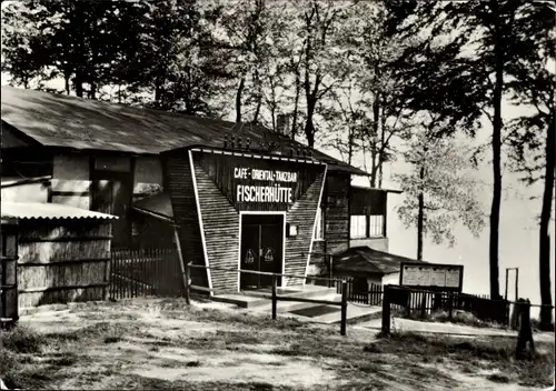 Ak Ückeritz auf Usedom, Gasthaus Fischerhütte