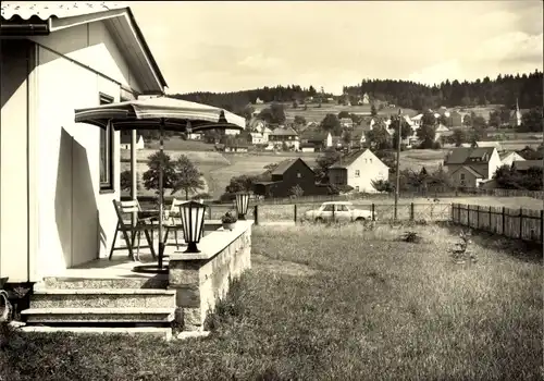 Ak Schnarrtanne Auerbach im Vogtland, Teilansicht, Bungalow