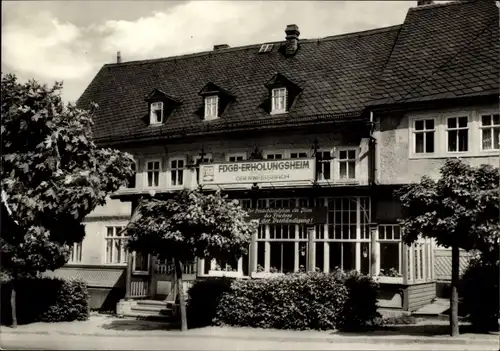 Ak Oberweißbach im Weißbachtal Thüringen, FDGB Erholungsheim