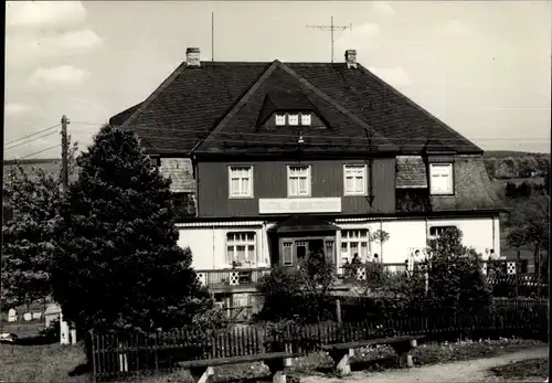 Ak Neudorf Sehmatal im Erzgebirge, HO Hotel Vierenstraße