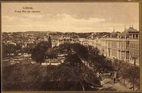 Ak Lisboa Lissabon Portugal, Praca Rio de Janeiro