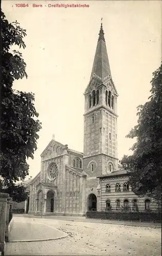 Ak Bern Stadt Schweiz, Dreifaltigkeitskirche