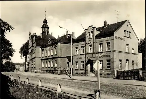 Ak Oberlungwitz in Sachsen, Löwenapotheke