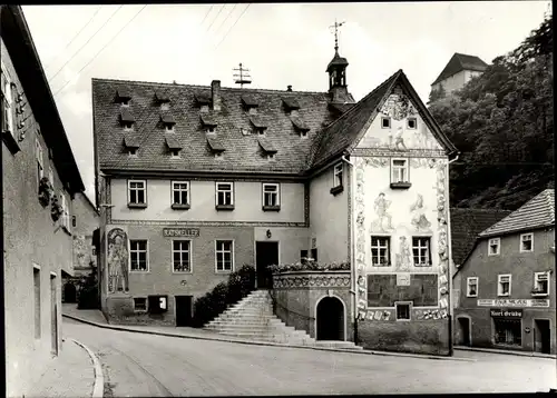 Ak Ziegenrück an der Saale Thüringen, Rathaus