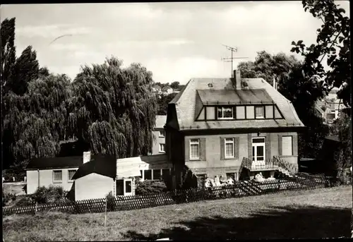 Ak Reudnitz Mohlsdorf in Thüringen, Pensionshaus, Garten