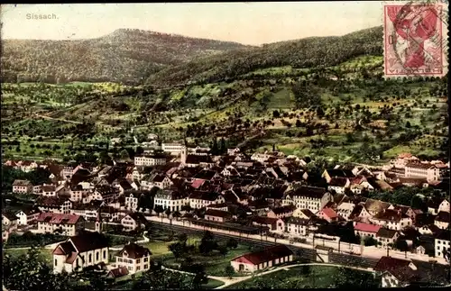Ak Sissach Kanton Basel Land Schweiz, Gesamtansicht
