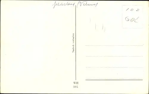 Ak Elspeet Gelderland, Kirchpartie