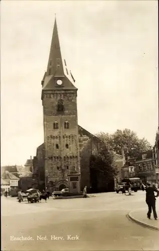 Ak Enschede Overijssel Niederlande, Ned. Herv. Kerk