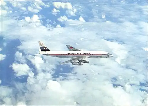 Ak Passagierflugzeug Japan Air Lines, DC 8 JET Courier