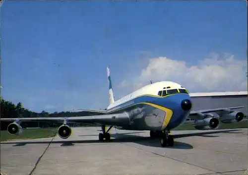 Ak Passagierflugzeug Lufthansa,  Boeing 720 B Jet