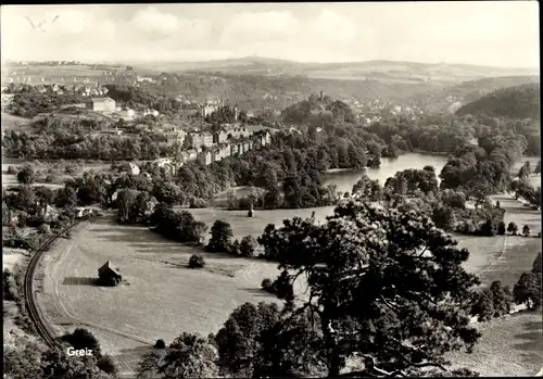 Ak Greiz im Vogtland, Panorama