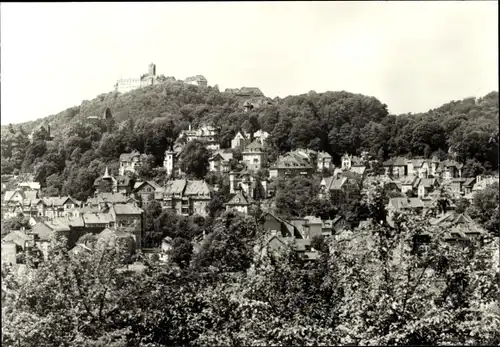 Ak Lutherstadt Eisenach in Thüringen, Panorama vom Ort