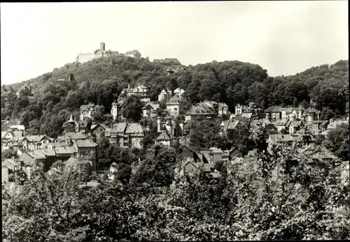 Ak Lutherstadt Eisenach in Thüringen, Panorama vom Ort