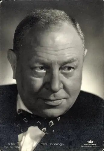 Ak Schauspieler Emil Jannings, Portrait, Tobis Film G 175