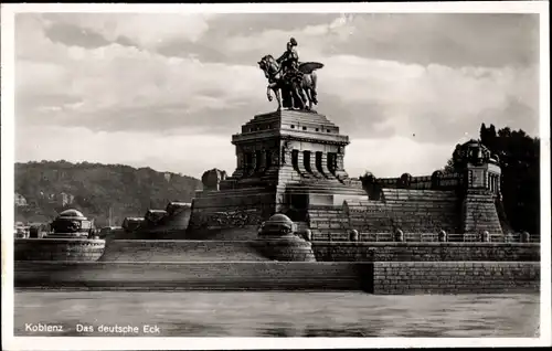 Ak Koblenz am Rhein, Das deutsche Eck