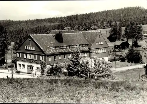 Ak Mühlleithen Klingenthal im Vogtland Sachsen, HO-Hotel Buschhaus