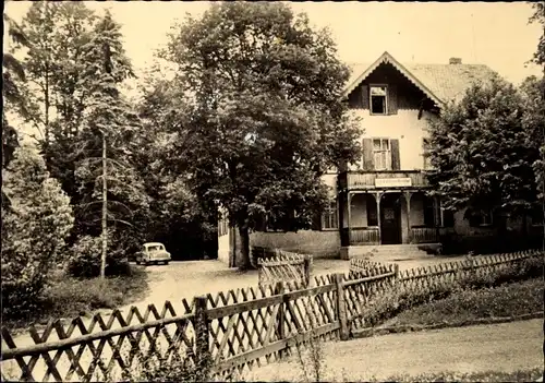 Ak Bad Salzungen in Thüringen, Waldgaststätte Grundhof