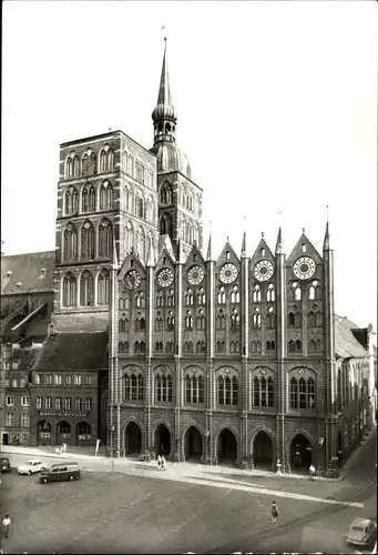 Ak Stralsund in Vorpommern, Rathaus