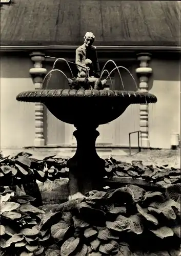 Ak Brandenburg an der Havel, Springbrunnen Fritze Bollmann