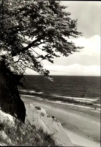 Ak Ostseebad Bansin Heringsdorf auf Usedom, Blick zur See