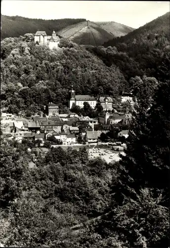 Ak Leutenberg in Thüringen, Ortspanorama