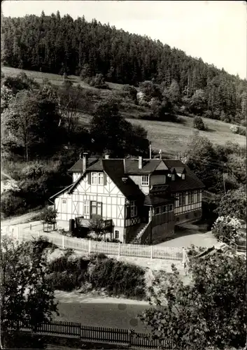 Ak Leutenberg in Thüringen, Methodistenkirche, Fachwerk