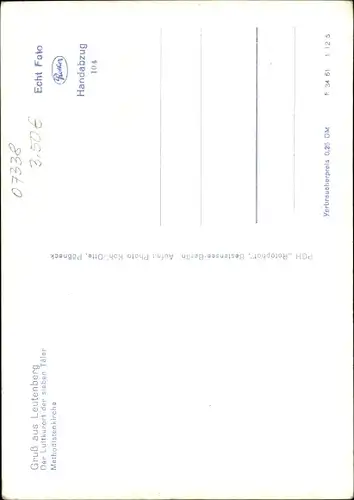 Ak Leutenberg in Thüringen, Methodistenkirche, Fachwerk