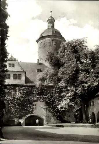 Ak Ranis in Thüringen, Burg, Museum, HO-Gaststätte