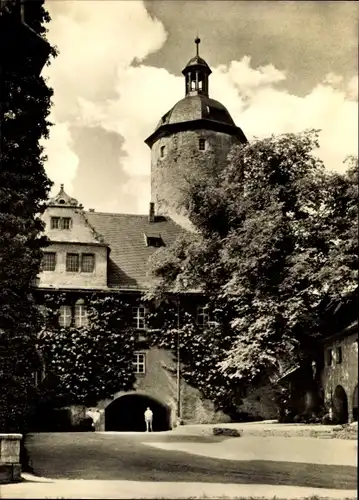 Ak Ranis in Thüringen, Burg, Museum, HO-Gaststätte