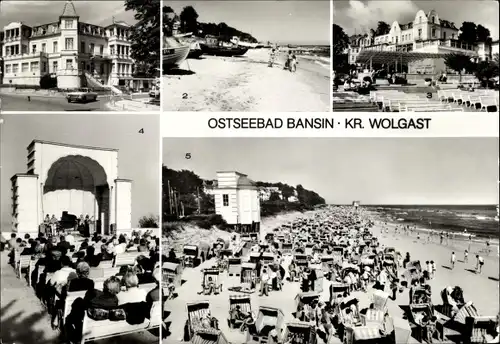 Ak Ostseebad Bansin Heringsdorf auf Usedom, FDGB-Erholungsheim Julian Marchlewski, Josef Orlopp