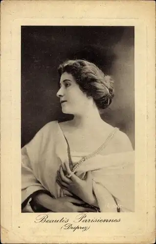 Ak Schauspielerin Beautis Parisiennes, Portrait