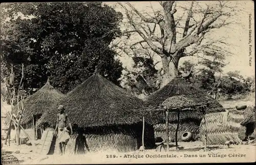 Ak Westafrika, In einem Cercre-Dorf