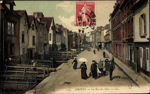 Ak Amiens-Somme, La Rue du Don