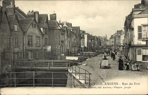 Ak Amiens-Somme, Rue du Don