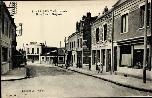 Ak Albert Somme, Rue Jean Guyon