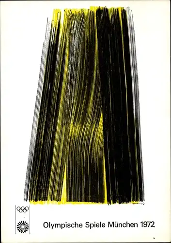 Künstler Ak Hartung, Hans, Poster Olympische Spiele 1972 München