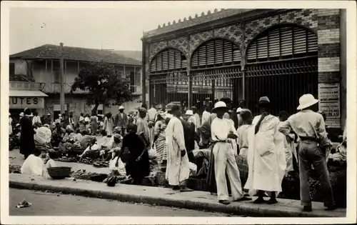 Ak Dakar, Senegal, Eine Ecke des Marktes
