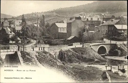 Ak Nouzon Nouzonville Ardennen, Pont de la Forge