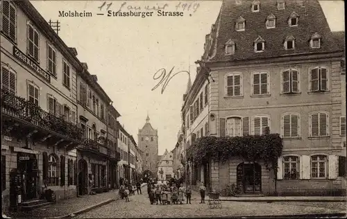 Ak Molsheim Elsass Bas Rhin, Strassburger Straße, Zahnatelier