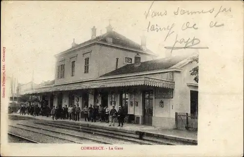 Ak Commercy Lorraine Meuse, La Gare