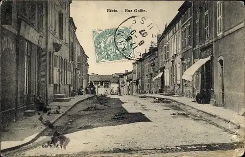 Ak Etain Meuse, Rue Goffin