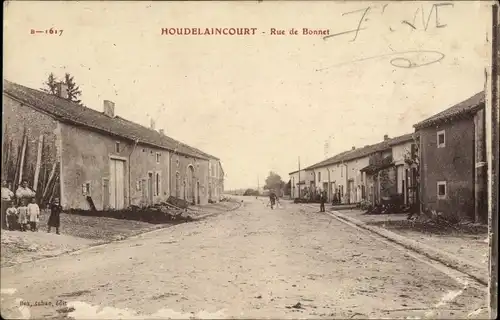 Ak Houdelaincourt Meuse, Rue de Bonnet
