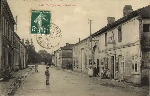Ak Laimont Meuse, Rue Haute