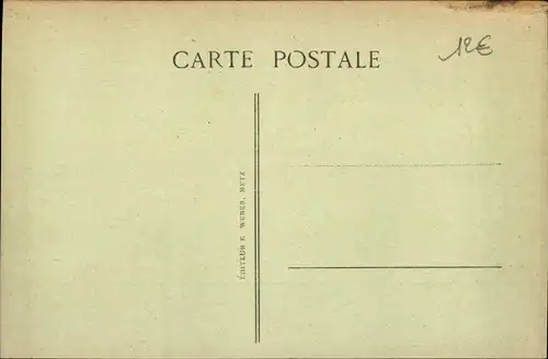 Ak Metz Moselle, Avenue Serpenoise