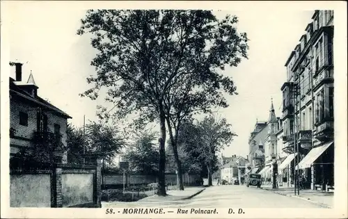 Ak Morhange Mörchingen Lorraine Moselle, Rue Poincare