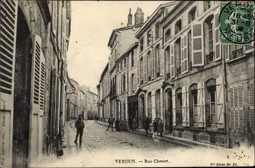 Ak Verdun-Meuse, Rue Chevert